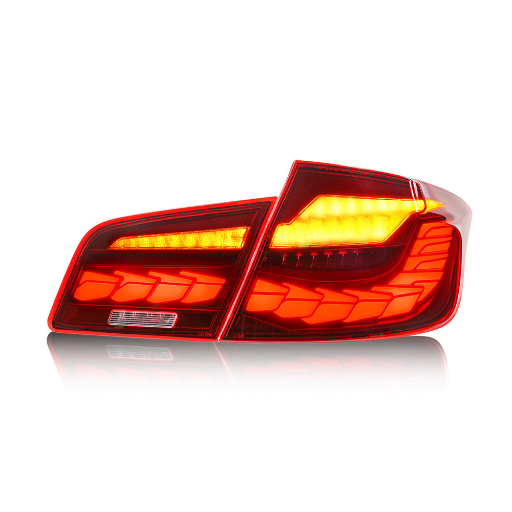 Letsdate - New Tail Lights For BMW 5 Series F10 F18 Led Tail Lights (Smoked/Red)-BMW-Letsdate-51.5¡Á43¡Á25-Red-Letsdate