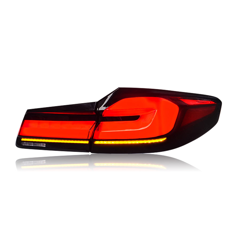 Letsdate -For 2018-2022 BMW 5-Series G30 G38 GTS OLED Style Tail Lights-BMW-Letsdate-68.5*65*25-Red-Letsdate