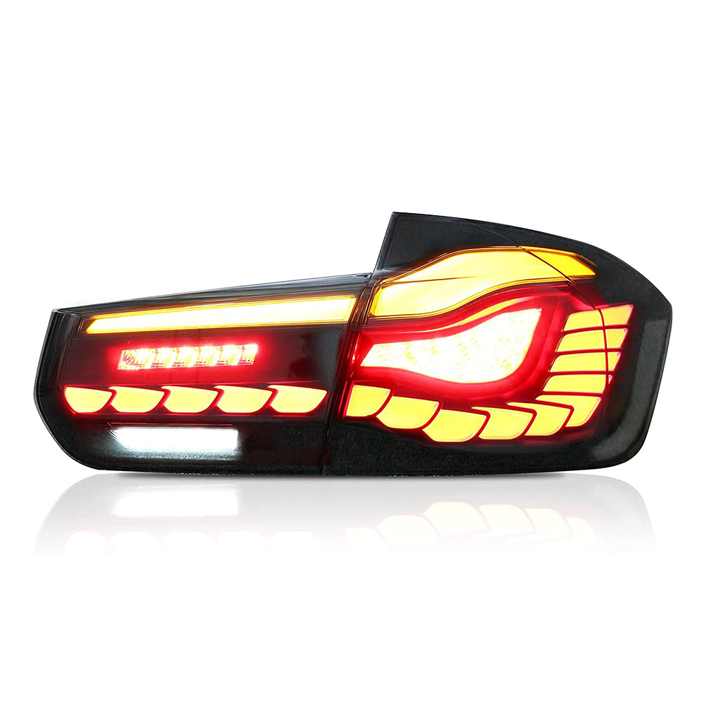 Letsdate - Led Tail Lights For BMW 3 Series F30 F35 F80 2012-2019 Start-up Animation(Smoked/Red)-BMW-Letsdate-57*40*28-Smoked-Letsdate