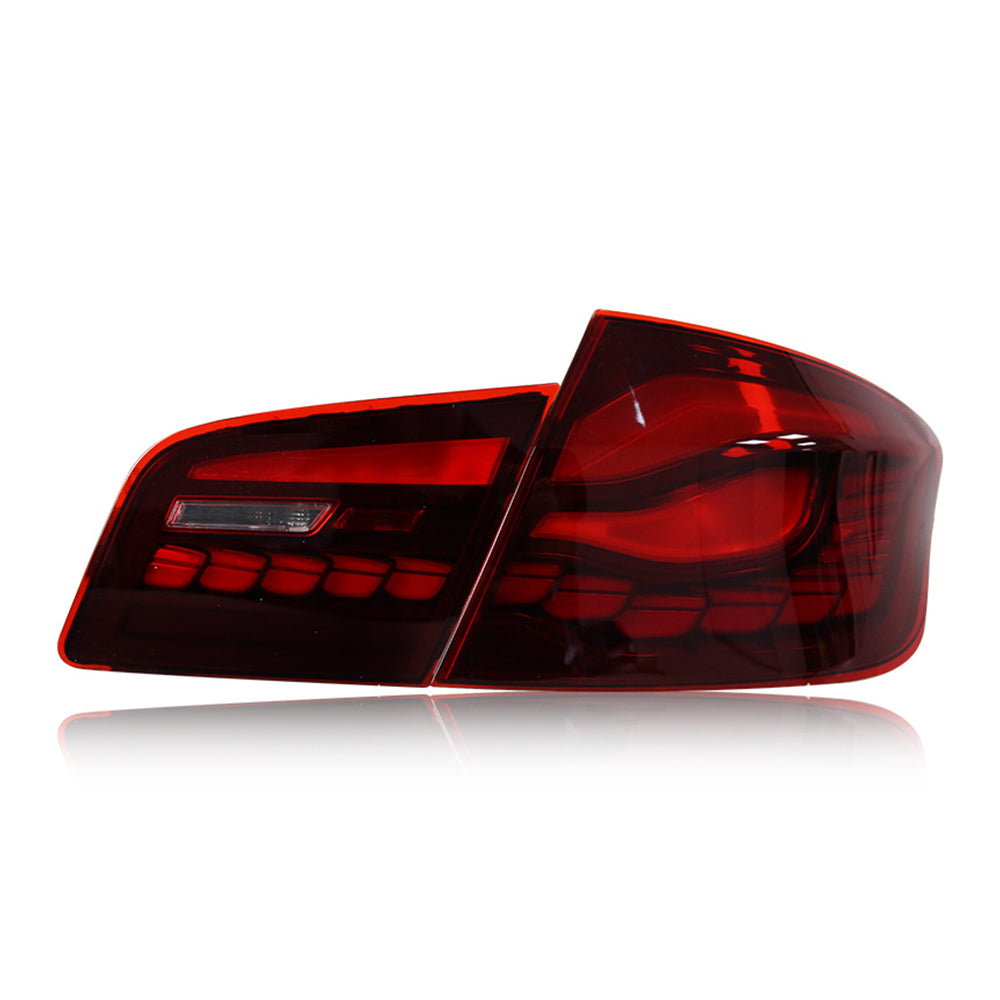 Letsdate - Led Tail Lights for BMW 5 Series F10 F18 M5 gts 2011-2017 (Smoked/Red)-BMW-Letsdate-Letsdate