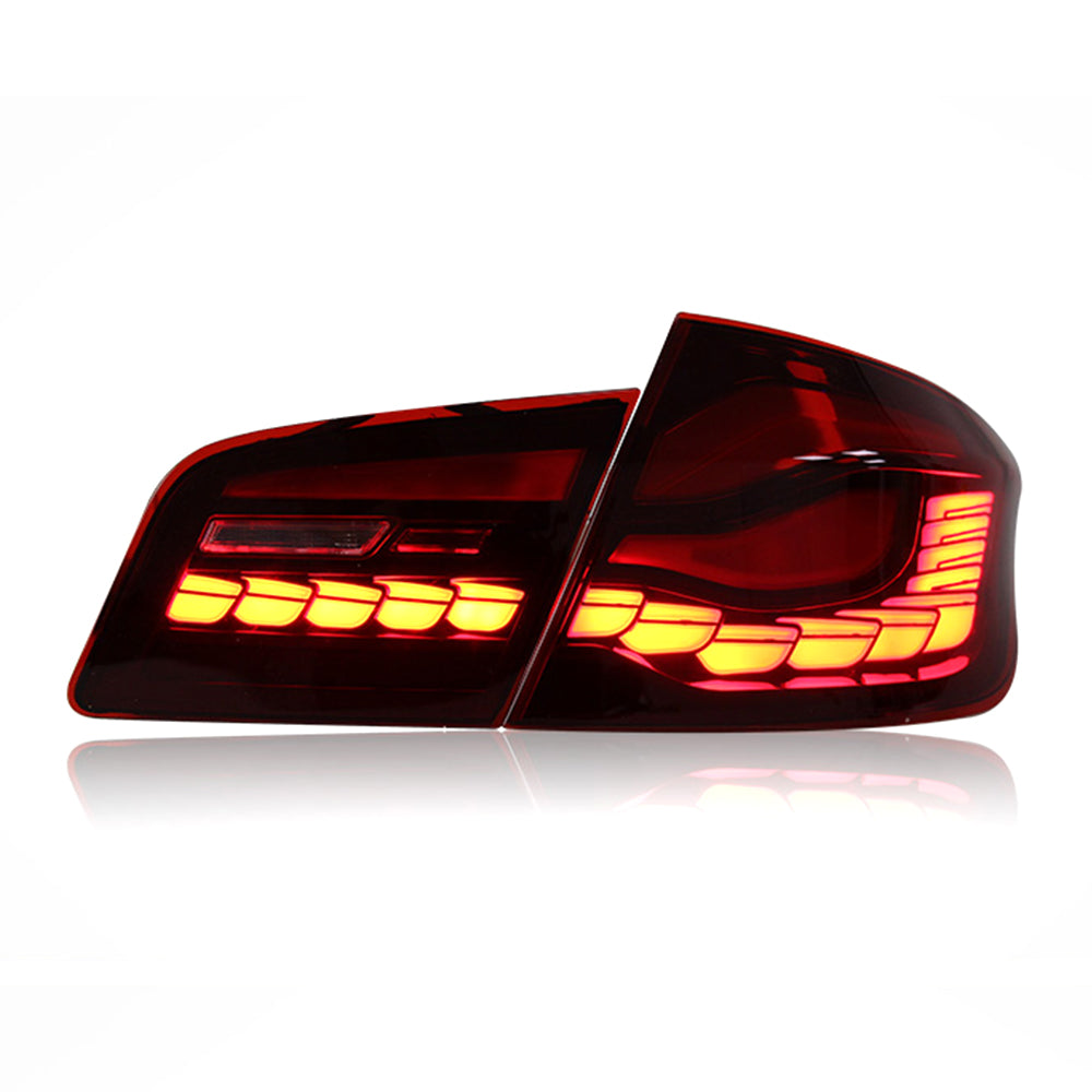 Letsdate - Led Tail Lights for BMW 5 Series F10 F18 M5 gts 2011-2017 (Smoked/Red)-BMW-Letsdate-46*41*35-Red-Letsdate