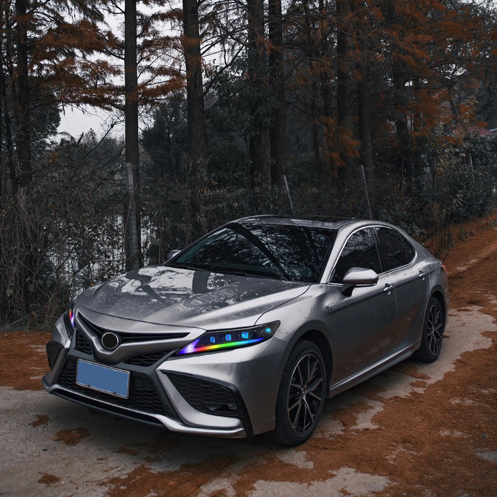 For 2018-2023 Toyota Camry RGB Headlights(Clear refletor)-Toyota-Letsdate