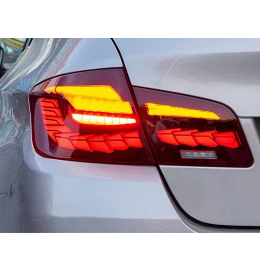 Letsdate - New Tail Lights For BMW 5 Series F10 F18 Led Tail Lights (Smoked/Red)-BMW-Letsdate-Letsdate